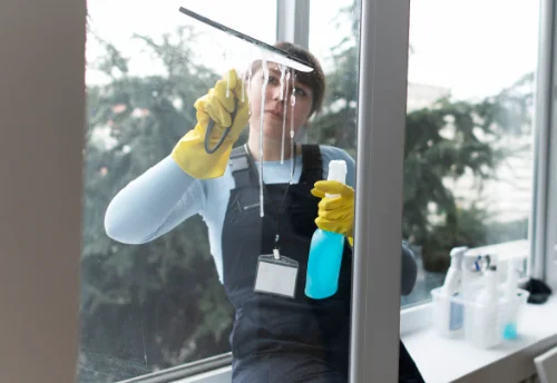 Nettoyage de vitres intérieures et extérieures à Fréterive